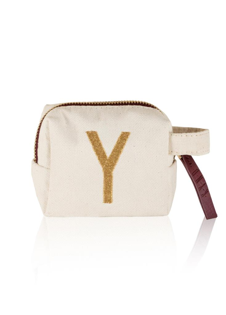 ''Y'' HARF NAKIŞLI ÇANTA 14x12 CM