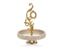 EVZA MERMER BEJ MYSTERIOUS SUNUM TABAK 30CM
