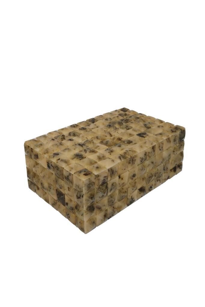 SUNNY KAHVERENGİ ELMAS KUTU 28X18X10CM