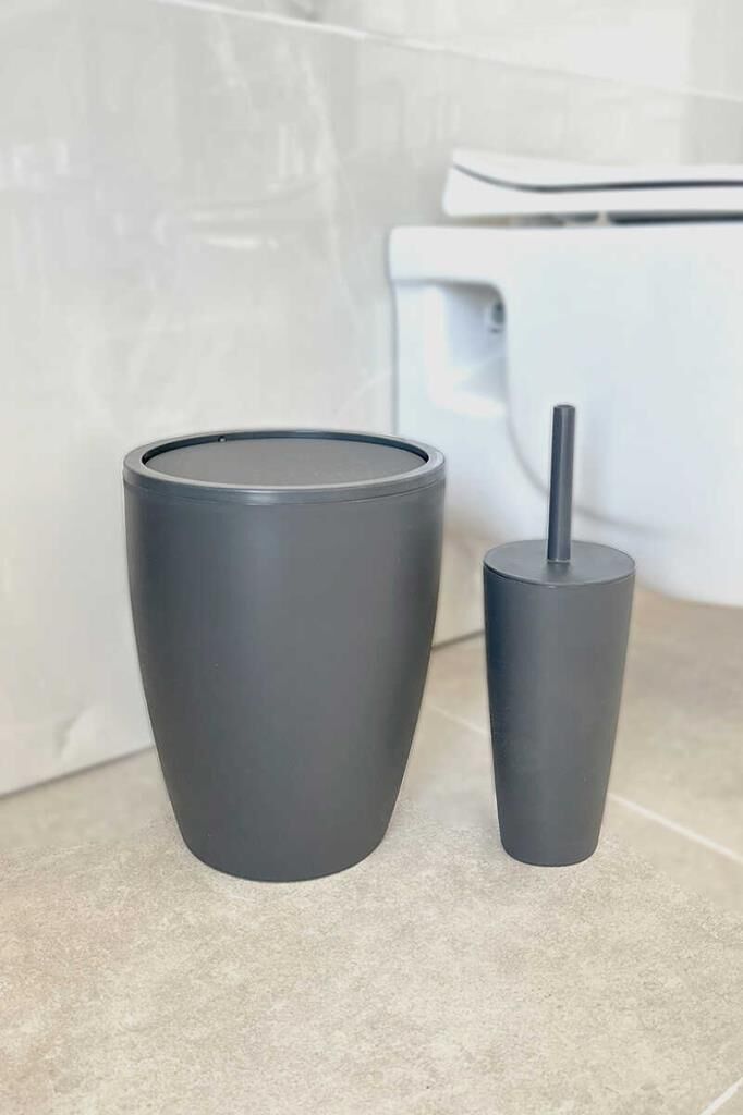 PURE GRİ 2'Lİ BANYO SETİ