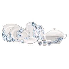 KARACA DORA 60 PARÇA NEW BONE KARE YEMEK TAKIMI