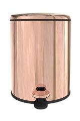 CİGO PEDALLI ÇÖP KOVASI ROSEGOLD 6LT