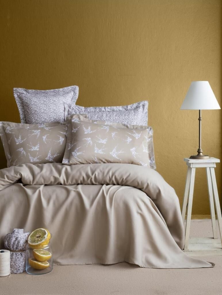 FREELY BEJ ÇİFT KİŞİLİK BAMBU PİKE TAKIMI