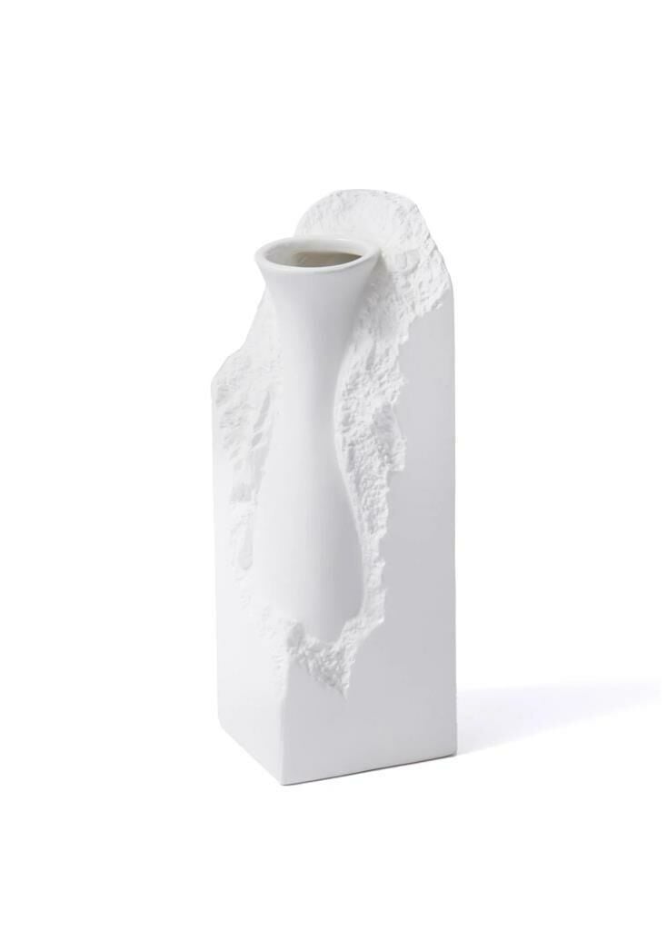LICIA BEYAZ SERAMİK VAZO 9X9X26CM