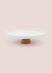 LIMOGES AHŞAP AYAK BEYAZ TABAK 27CM