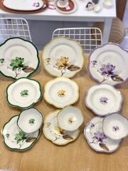 RENKLİ ÇİÇEK DESEN 6 KİŞİLİK 24 PARÇA YEMEK TAKIMI