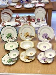 RENKLİ ÇİÇEK DESEN 6 KİŞİLİK 24 PARÇA YEMEK TAKIMI