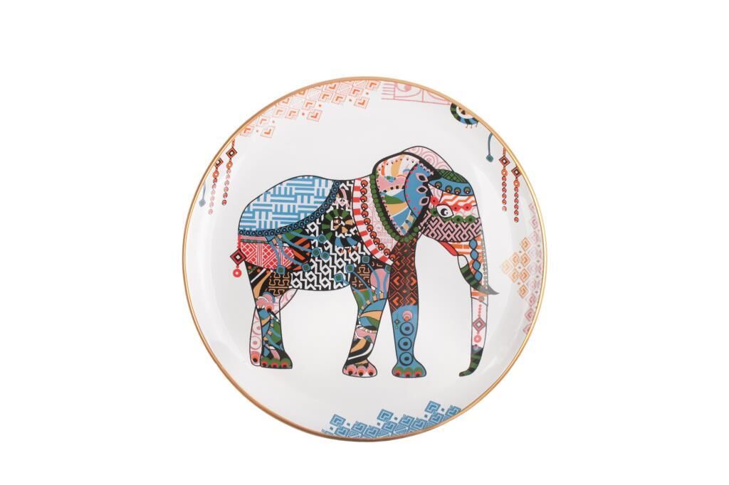 ELEPHANT BEYAZ TEKLİ SERVİS TABAK 26CM