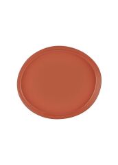 LIMOGES AHŞAP AYAK TERRACOTA TABAK 22CM