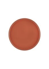 LIMOGES AHŞAP AYAK TERRACOTA TABAK 21CM