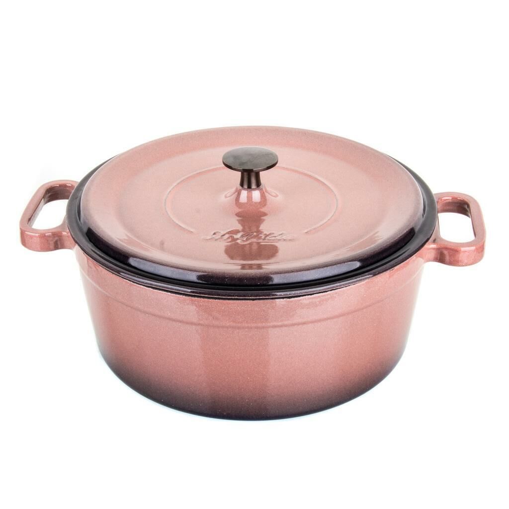 ROSEGOLD DÖKÜM DEMİR TENCERE 24CM