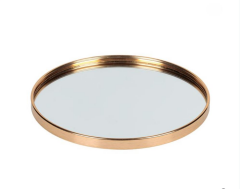 ALTIN AYNALI YUVARLAK TEPSİ 20CM