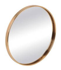 ALTIN AYNALI YUVARLAK TEPSİ 20CM