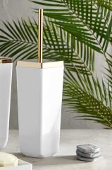 TOSKANA BEYAZ ALTIN TUVALET FIRÇASI