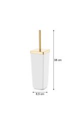 TOSKANA BEYAZ ALTIN TUVALET FIRÇASI