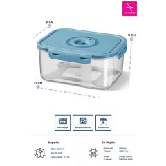 SEOUL TAZE ÜRÜN SAKLAMA KABI 2500ML