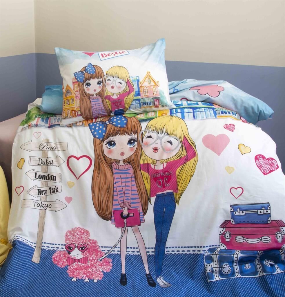 BESTIE RANFORCE TEK KİŞİLİK NEVRESİM TAKIMI