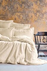 PERLA JAKARLI YIKANMIŞ %100 PAMUK POPLİN ÇİFT KİŞİLİK NEVRESİM TAKIMI