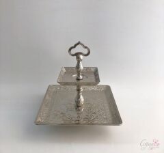 GÜMÜŞ BÜYÜK KARE KATLI LOKUMLUK
