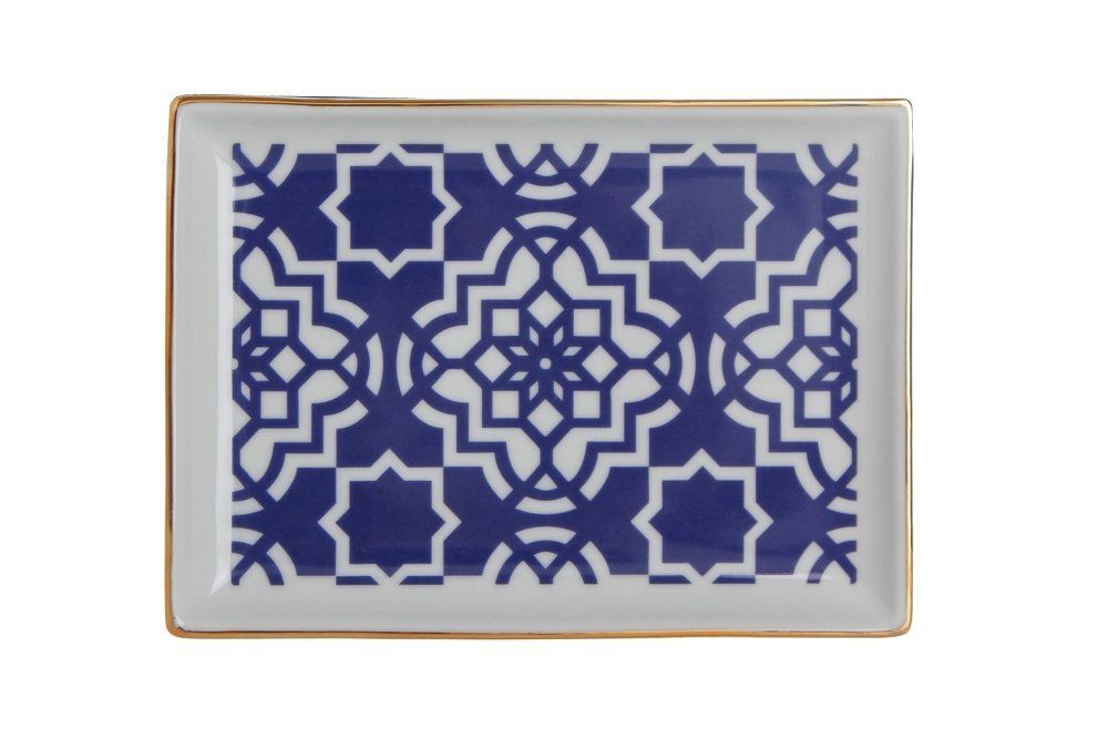MOROCCO DİKDÖRTGEN KAHVALTI TABAK MOR