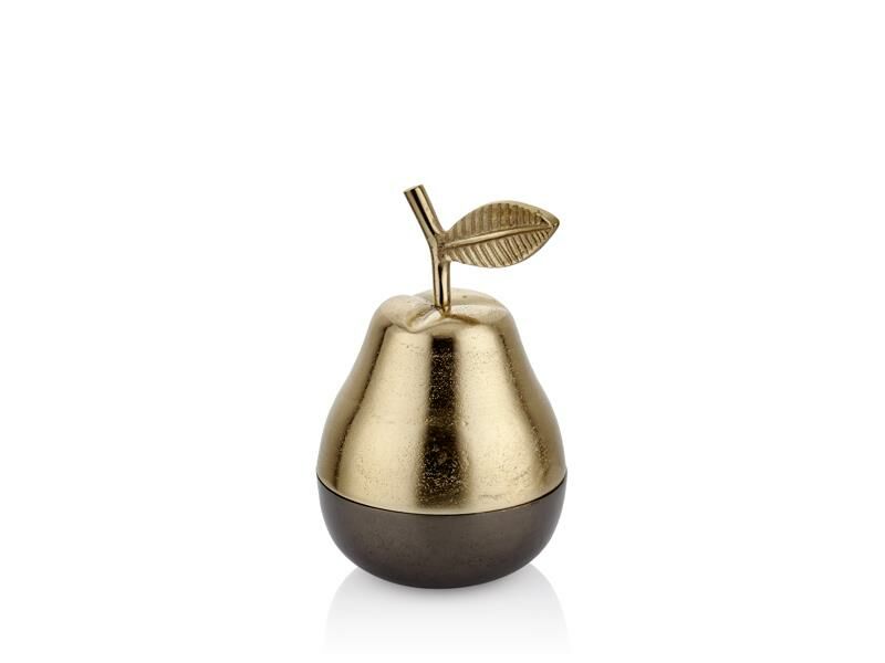 SİYAH ALTIN ARMUT DEKOR 24CM