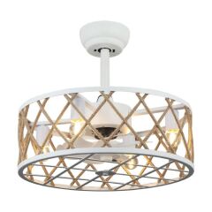 VANTONE 02 BEYAZ 4'LÜ PLAFONYER PERVANELİ AVİZE