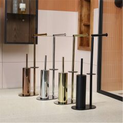 KROM HAREKETLİ YUVARLAK WC SET