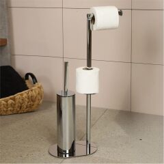 KROM HAREKETLİ YUVARLAK WC SET