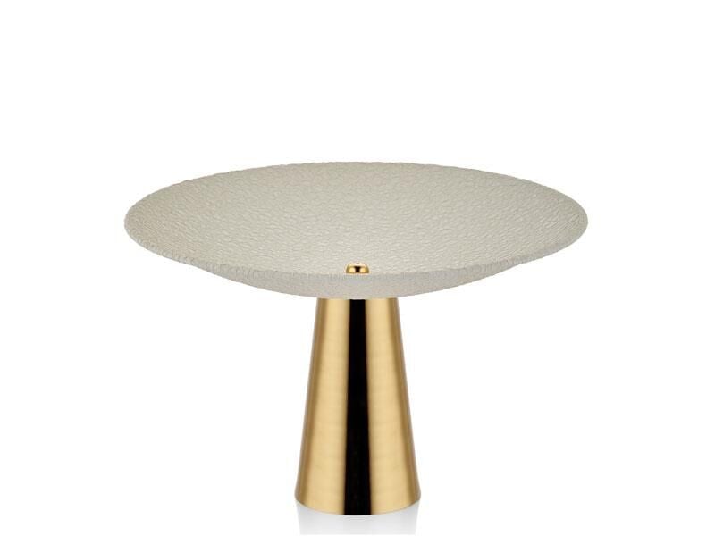 SETA TEXTURED CREAM GOLD AYAKLI SUNUMLUK/DEKOR 29CM
