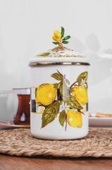 LEMON EMAYE KAVANOZ 15CM