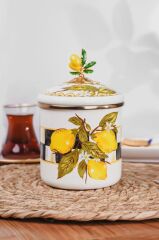 LEMON EMAYE KAVANOZ 12CM