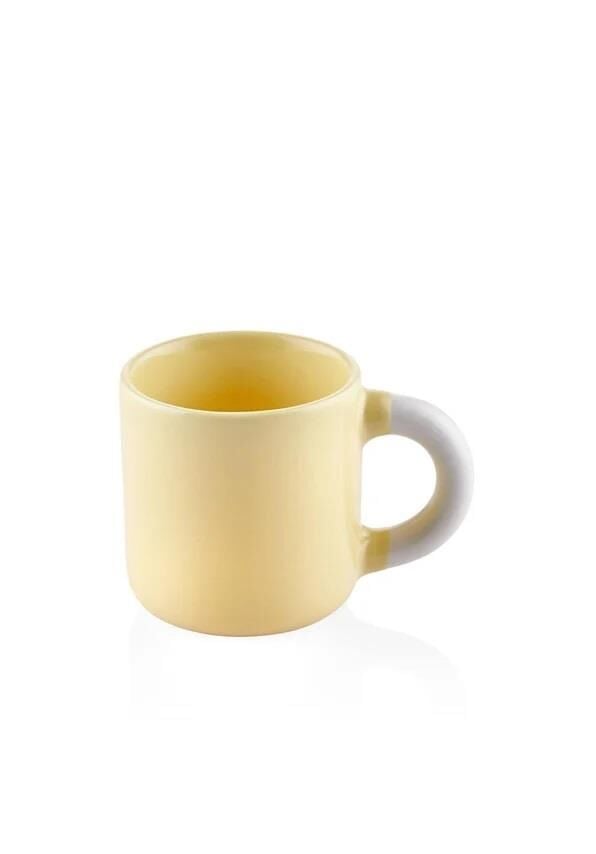 COLORİDA SARI TEK KİŞİLİK TÜRK KAHVESİ/ESPRESSO FİNCANI