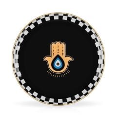 NAZAR SİYAH TEPSİ 31CM