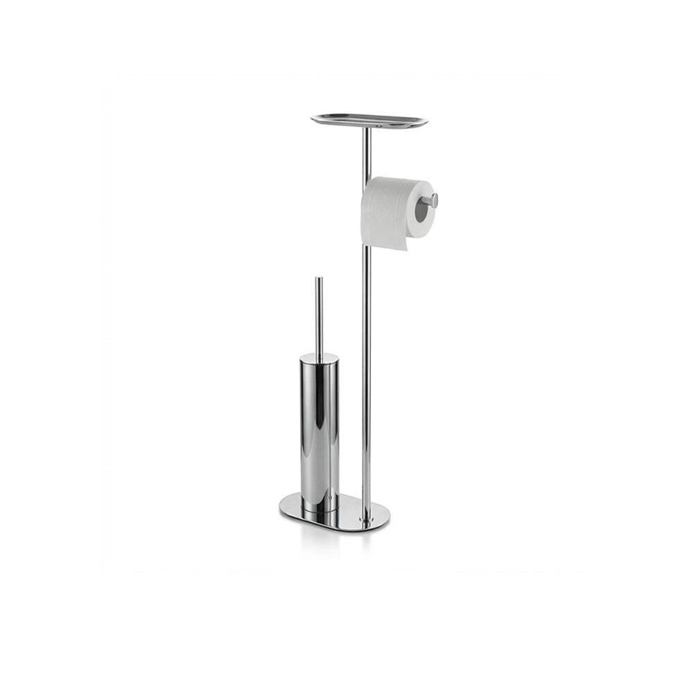 NOVA PARLAK KROM HAREKETLİ YUVARLAK WC SET