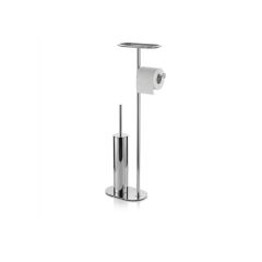NOVA PARLAK KROM HAREKETLİ YUVARLAK WC SET