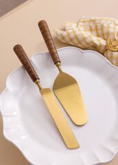 WOOD 2'Lİ PASTA SERVİS TAKIMI