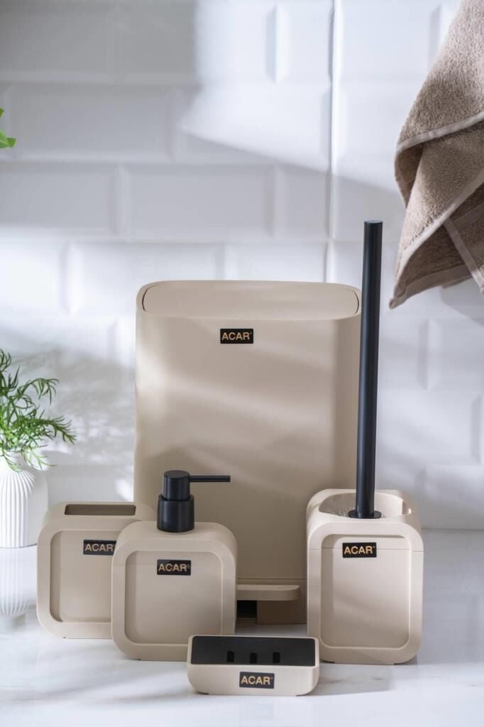 ASTORIA BEJ KARE 5 PARÇA BANYO SETİ