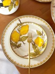 LEMON EMAYE 2'Lİ PASTA TABAK 20CM