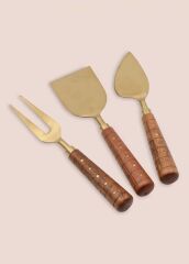 WOOD 3'LÜ PEYNİR SERVİS TAKIMI