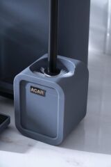 ASTORIA GRİ KARE 5 PARÇA BANYO SETİ