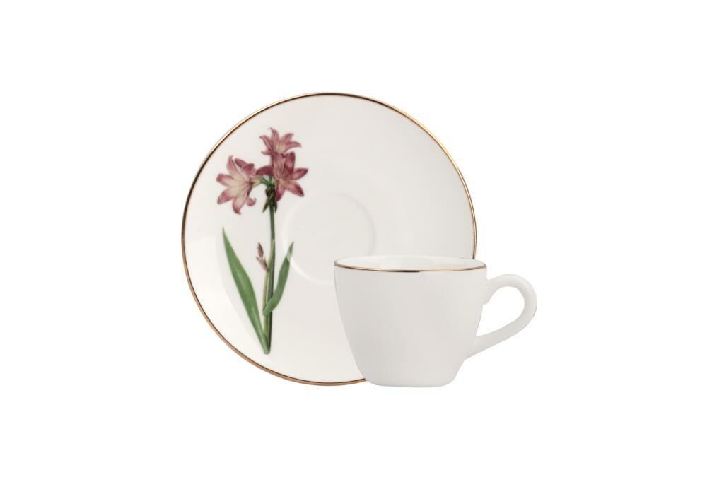 PURE FLEUR TEK KİŞİLİK TÜRK KAHVESİ FİNCANI DESEN3