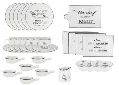 BE HAPPY 6 KİŞİLİK 34 PARÇA SERVİS SETİ