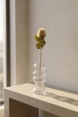 BEJ BANKSIA TEK DAL YAPAY ÇİÇEK 59CM