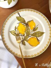 LEMON EMAYE 2'Lİ SERVİS TABAK 30CM