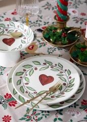 LUV 6'LI PASTA TABAK SETİ 19CM