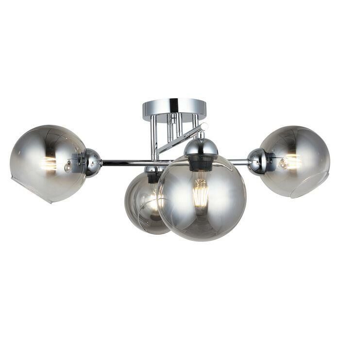 BOLET KOBALT 4'LÜ PLAFONYER AVİZE