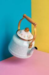 MİNT YEŞİLİ PUANTİYELİ DEMLİK 2,5LT