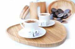 Macchiato Üçgen Büyük Tepsi