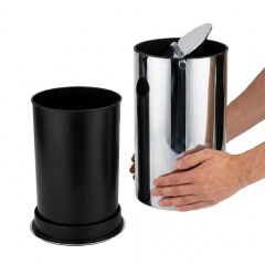 NOVA PARLAK KROM ÇÖP KOVASI 5LT