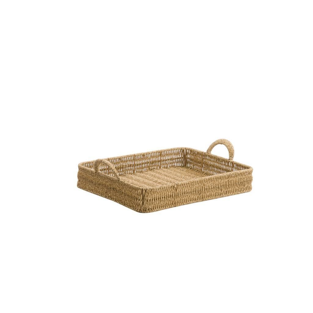 SENTETİK HASIR DİKDÖRTGEN TEPSİ 29CM